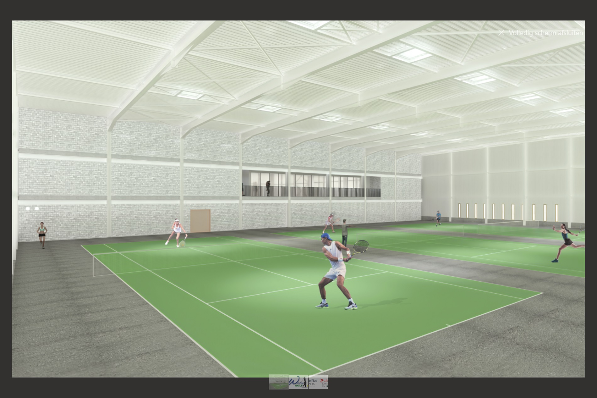 tennisclub Stekene winterverhuur terreinen