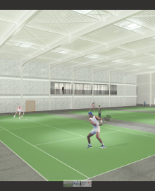 tennishall tennisclub Stekene afdeling Sint-Gillis-Waa
